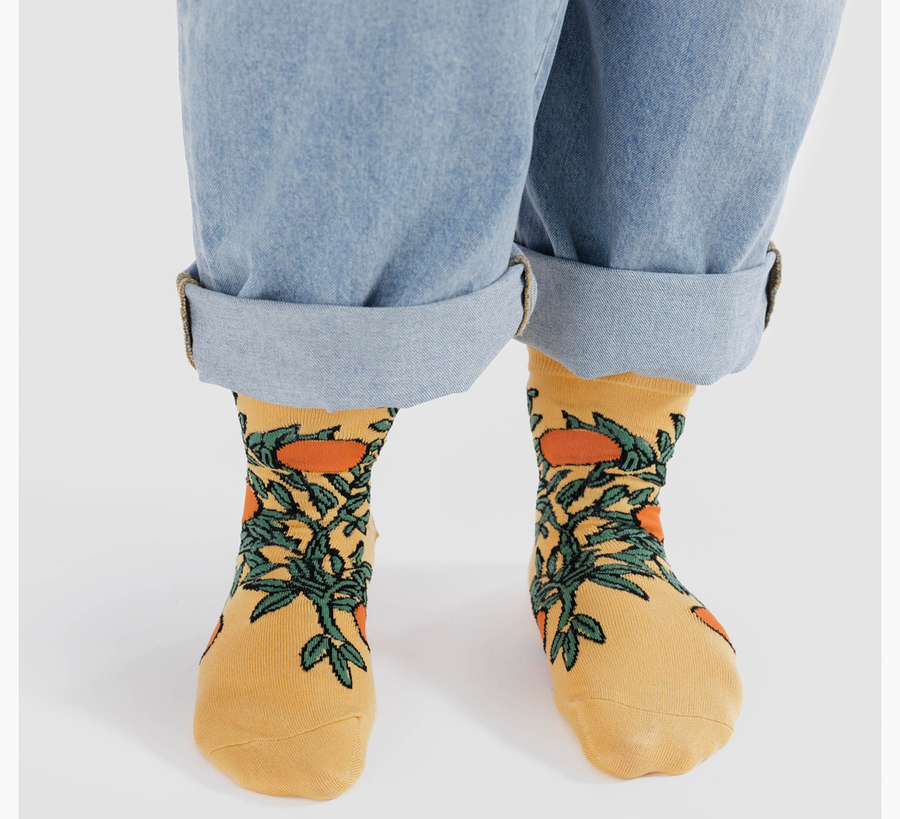 baggu uk stockist, baggu uk, orange tree socks