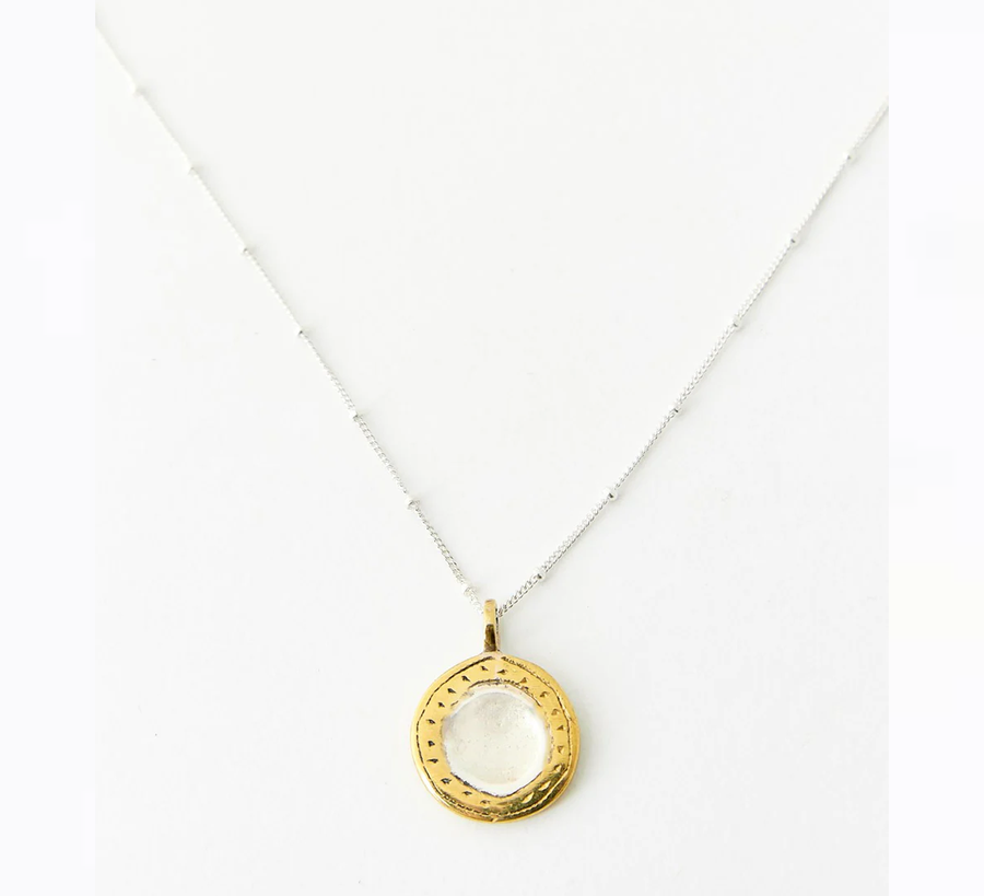 Ombre Claire / Gold Tresor Necklace