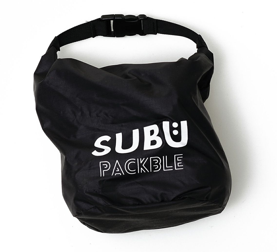 Subu / Black Packable Slipper