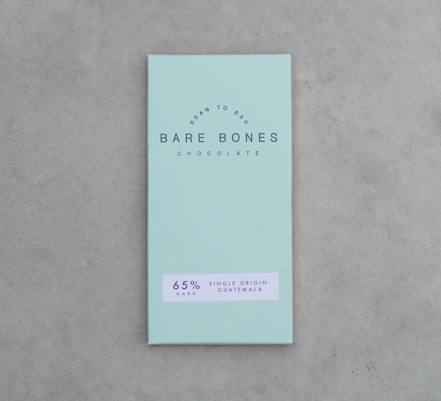 bare bones chocolate, found bath, found bath uk stockist, bare bones chocolate, 65% guatemala 65% dark chocolate