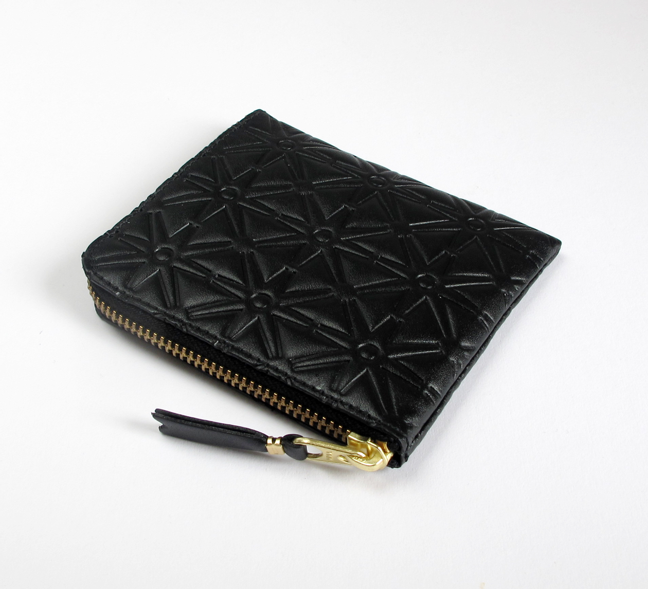 定価約3万円 COMME des GARCONS EMBOSSED BLACK Comme des Garcons / Wallet Embossed A Black SA3100 – Found