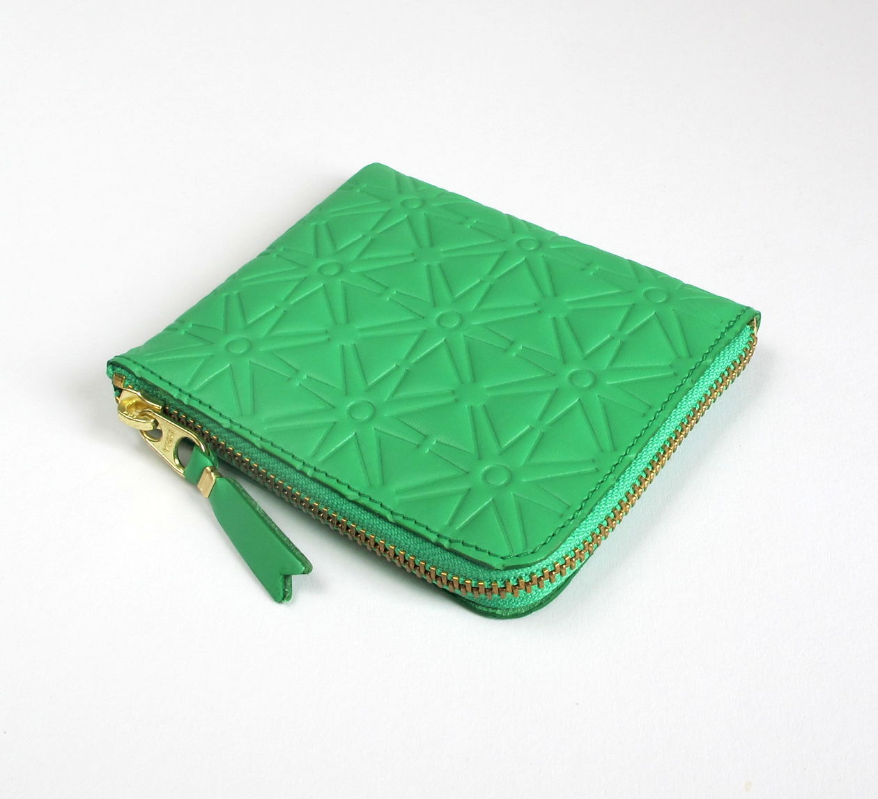 Comme des Garcons / Wallet Embossed A Green SA3100