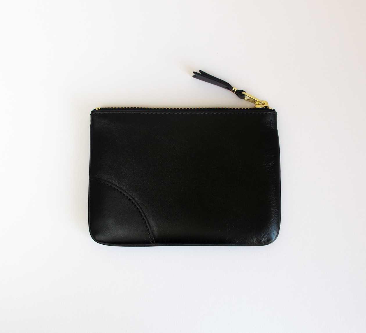 カードケース・名刺入れ COMME des GARCONS Black leather coin case (SA8100 BLACK) Comme des Garcons / Wallet Black SA8100 – Found Store Limited