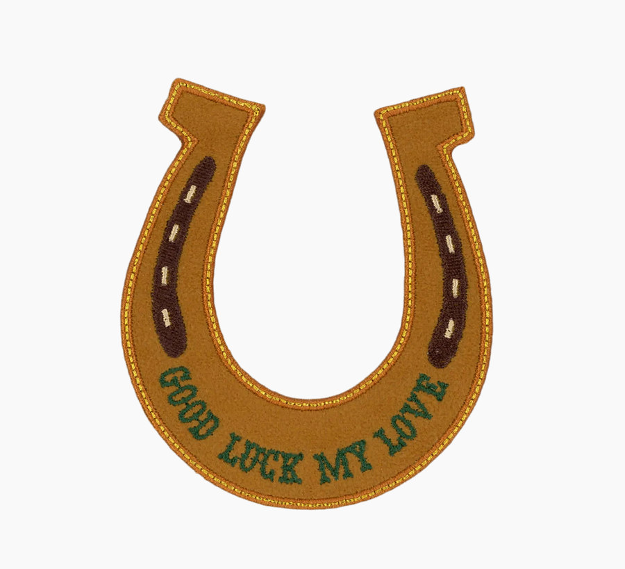 Patch ya later good luck my love, patches, found bath, found bath uk stockist, iron on patch, embroidery