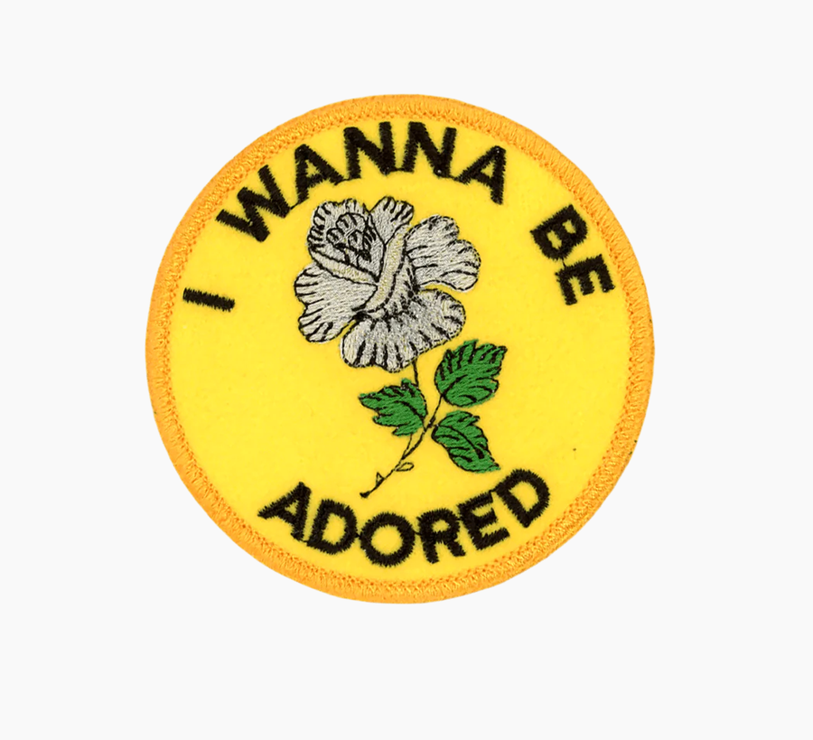 Patch ya later  I Wanna Be Adored, patches, found bath, found bath uk stockist, iron on patch, embroidery