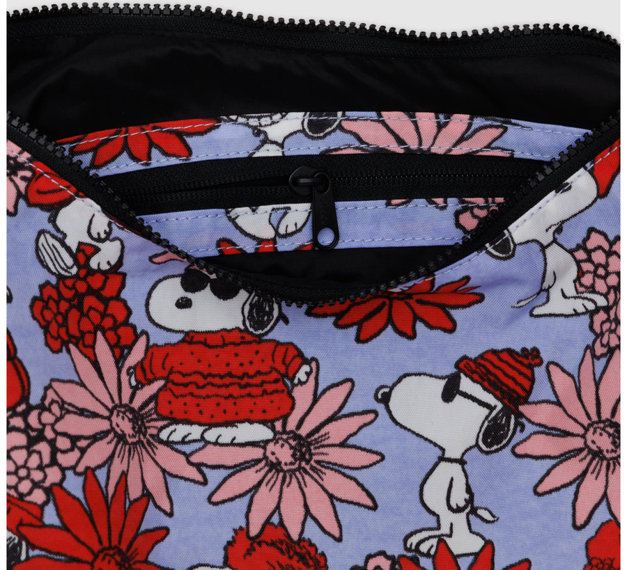 baggu, baggu uk stockist, baggu uk, big baggu, nylon, reusable bag, found bath, found bath uk stockist, baby baggu, happy metallic baggu baby, Peanuts Fanny Pack peanuts snoopy,  Medium Crescent Bag Floral Snoopy