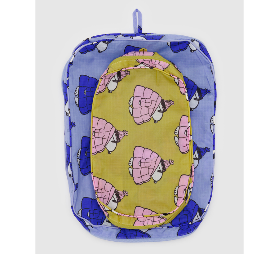 baggu, baggu uk stockist, baggu uk, big baggu, nylon, reusable bag, found bath, found bath uk stockist, baby baggu, happy metallic baggu baby, Peanuts Fanny Pack peanuts snoopy, Puffer Snoopy Packing Cube Set
