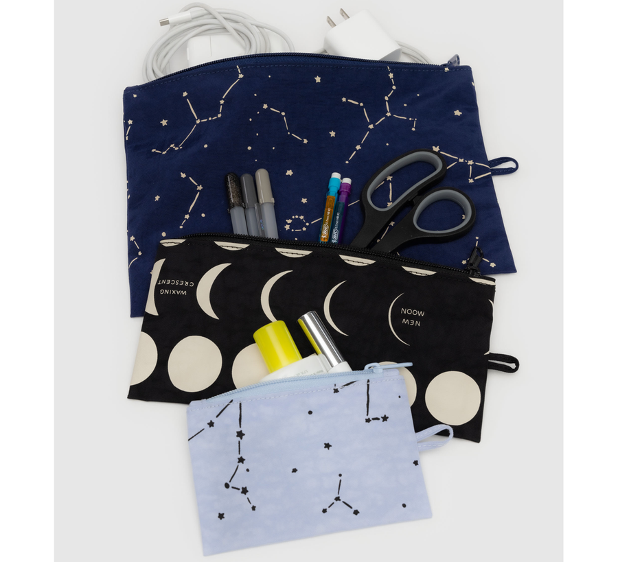 baggu, baggu uk stockist, baggu uk, big baggu, nylon, reusable bag, found bath, found bath uk stockist, baby baggu, happy metallic baggu baby, Peanuts Fanny Pack peanuts snoopy, Flat Pouch Set Night Sky
