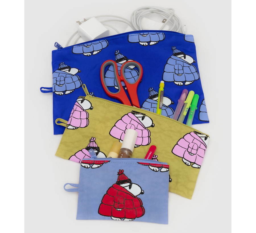 baggu, baggu uk stockist, baggu uk, big baggu, nylon, reusable bag, found bath, found bath uk stockist, baby baggu, happy metallic baggu baby, Peanuts Fanny Pack peanuts snoopy, Flat Pouch Set Puffer Snoopy
