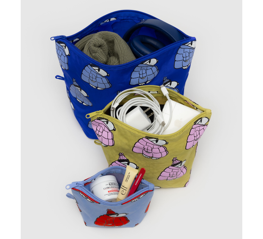Baggu / Puffer Snoopy Go Pouch Set