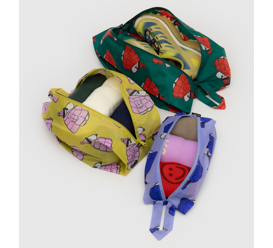 baggu, baggu uk stockist, baggu uk, big baggu, nylon, reusable bag, found bath, found bath uk stockist, baby baggu, happy metallic baggu baby, Peanuts Fanny Pack peanuts snoopy,  3D Zip Set Puffer Snoopy
