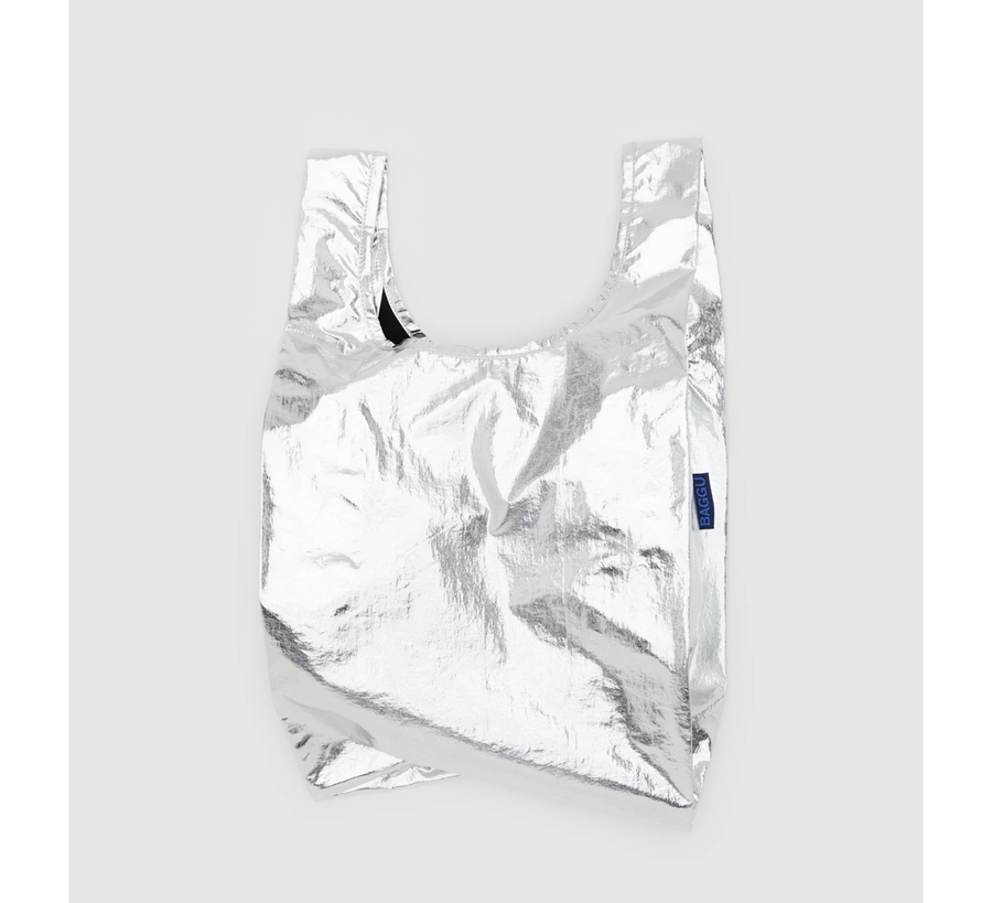 baggu, baggu uk stockist, baggu uk, big baggu, nylon, reusable bag, found bath, found bath uk stockist, baby baggu, happy metallic baggu baby, Peanuts Fanny Pack peanuts snoopy,  baby baggu metallic silver
