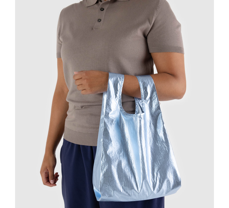 baggu, baggu uk stockist, baggu uk, big baggu, nylon, reusable bag, found bath, found bath uk stockist, baby baggu, happy metallic baggu baby, Peanuts Fanny Pack peanuts snoopy,  baby baggu metallic light blue
