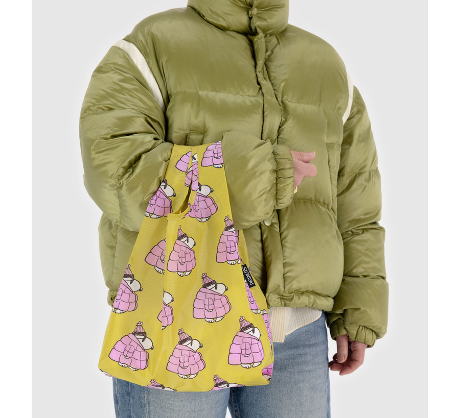 baggu, baggu uk stockist, baggu uk, big baggu, nylon, reusable bag, found bath, found bath uk stockist, baby baggu, happy metallic baggu baby, Peanuts Fanny Pack peanuts snoopy,  baby baggu Puffer Snoopy Pink

