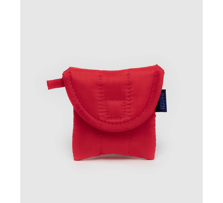 baggu, baggu uk stockist, baggu uk, big baggu, nylon, reusable bag, found bath, found bath uk stockist, baby baggu, happy metallic baggu baby, Puffy Earbuds Case candy apple