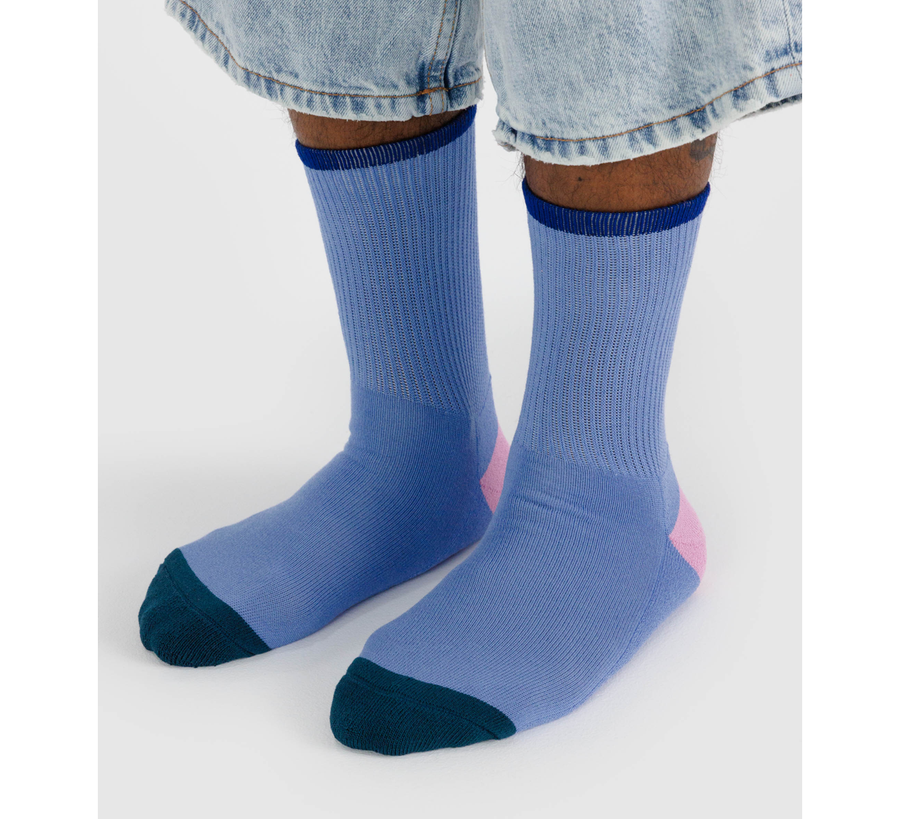 baggu, baggu uk stockist, baggu uk, big baggu, nylon, reusable bag, found bath, found bath uk stockist, baby baggu, happy metallic baggu baby, cornflower blue mix socks