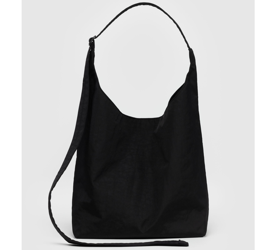 baggu, baggu uk stockist, baggu uk, big baggu, nylon, reusable bag, found bath, found bath uk stockist, baby baggu, happy metallic baggu baby, Peanuts Fanny Pack peanuts snoopy,  Black Large Nylon Sling Bag
