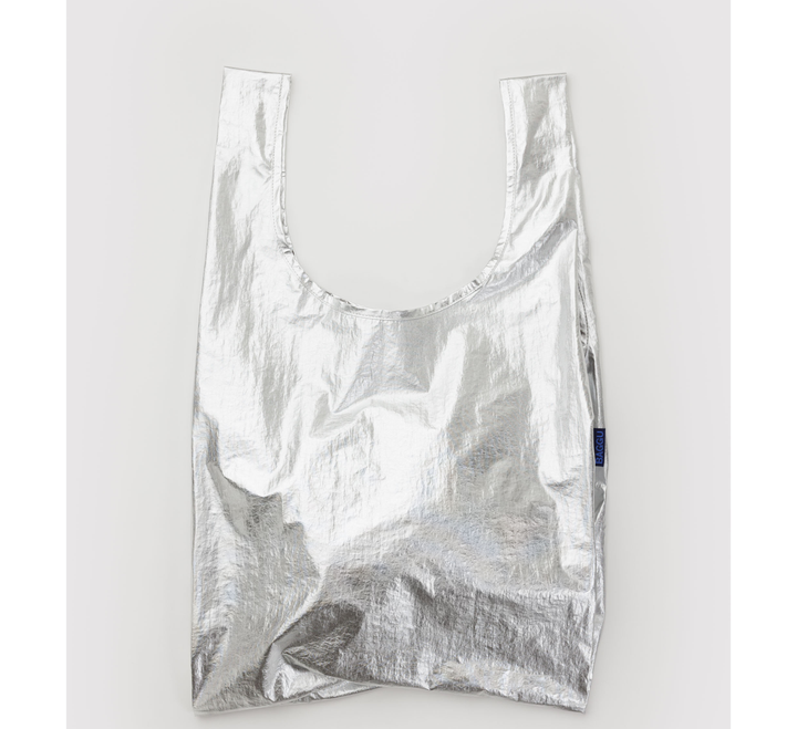 baggu, baggu uk stockist, baggu uk, big baggu, nylon, reusable bag, found bath, found bath uk stockist, baby baggu, happy metallic baggu baby, Peanuts Fanny Pack peanuts snoopy, chrome metallic
