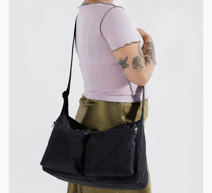 Baggu Black Large Cargo Crossbody Bag