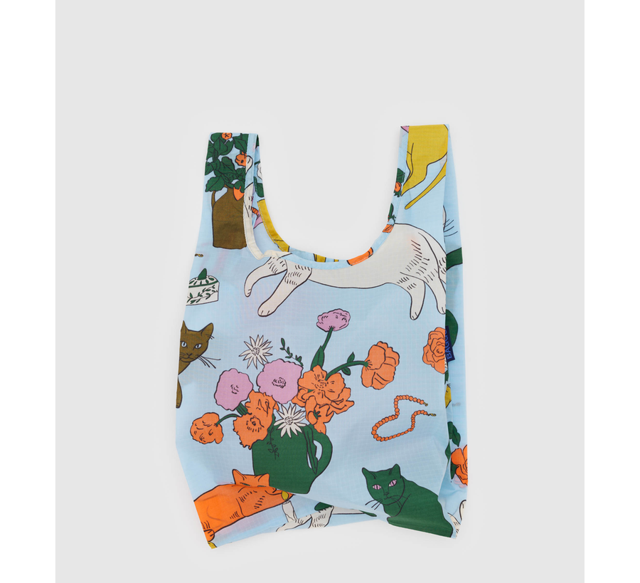 baggu, baggu uk stockist, baggu uk, big baggu, nylon, reusable bag, found bath, found bath uk stockist, baby baggu, happy metallic baggu baby, baby baggu table cats