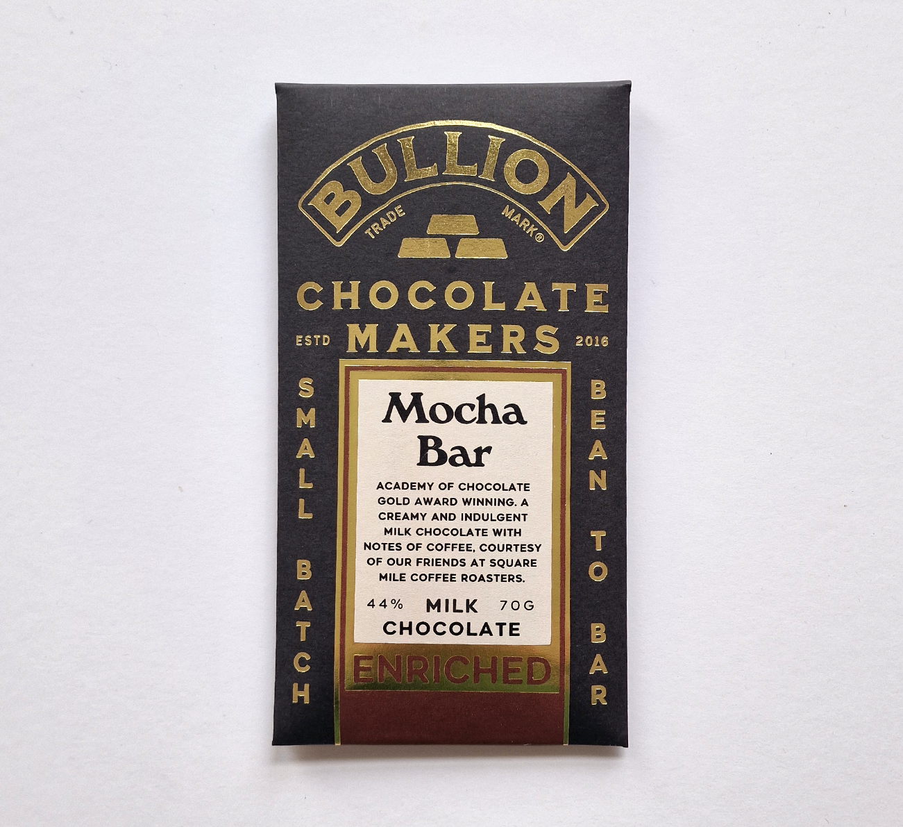 Bullion Chocolate / Mocha Milk Enriched Bar – Found Store Limited