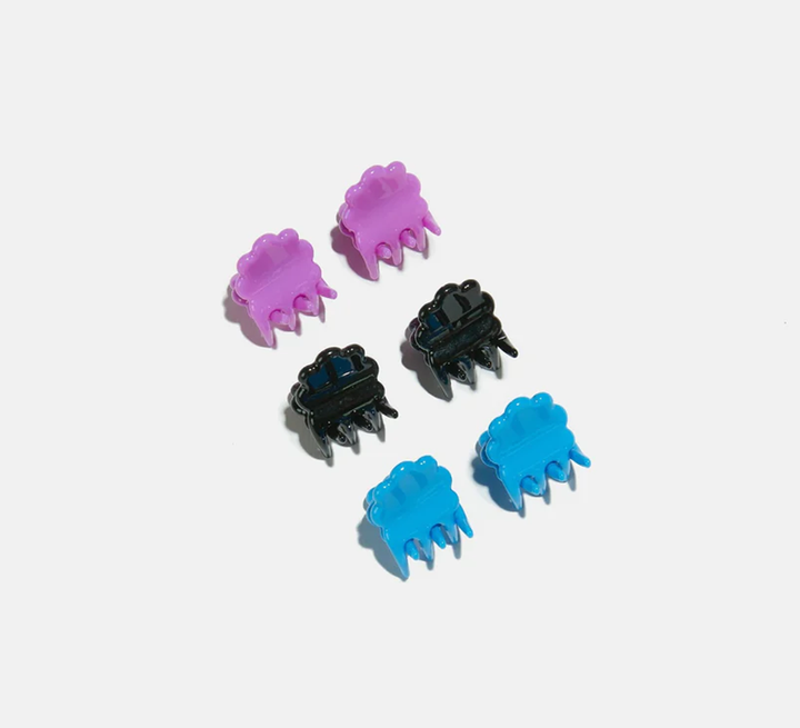 Micro Claws in Berry, chunks, chunks hair accessories, chunks found bath, found bath uk stockist, Laced Bow Claw In Lilac