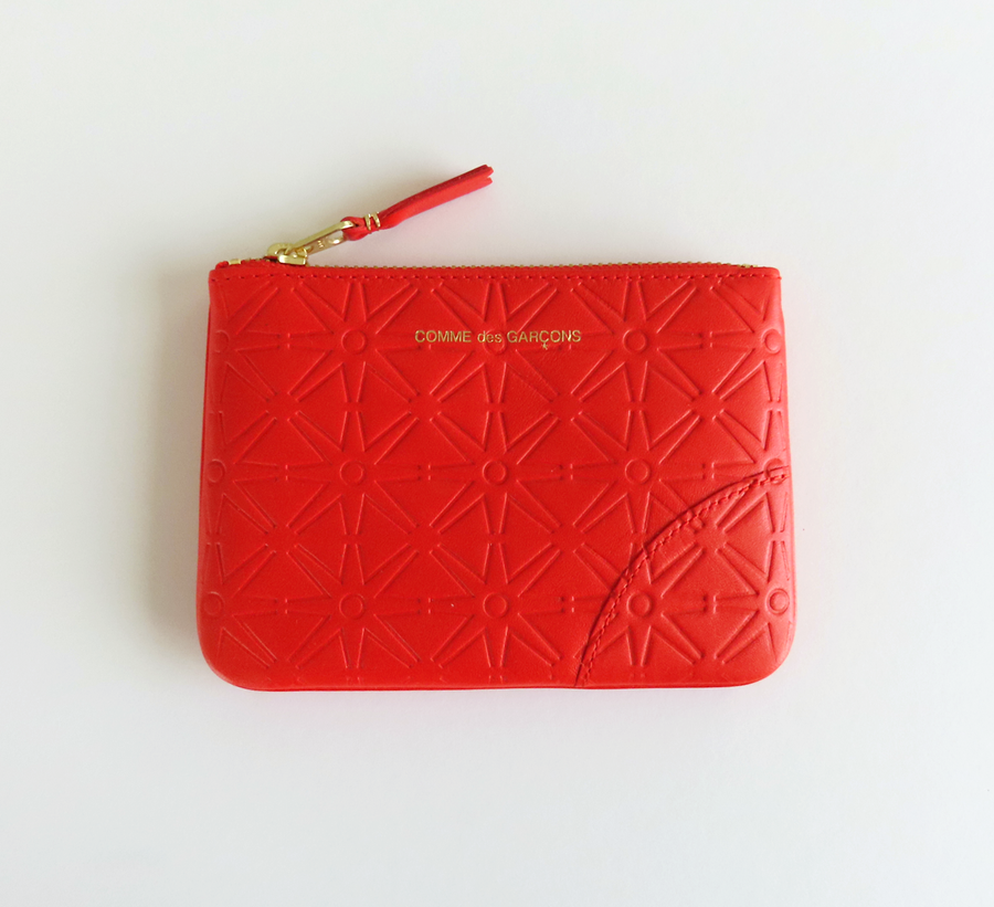 comme des garcons, card holder, super fluro , found bath, found bath uk stockist, comme wallet, SA8100 , SA3100 wallet, orange embossed pattern a sa8100comme des garcons, card holder, super fluro , found bath, found bath uk stockist, comme wallet, SA8100 , SA3100 wallet, orange embossed pattern a sa8100