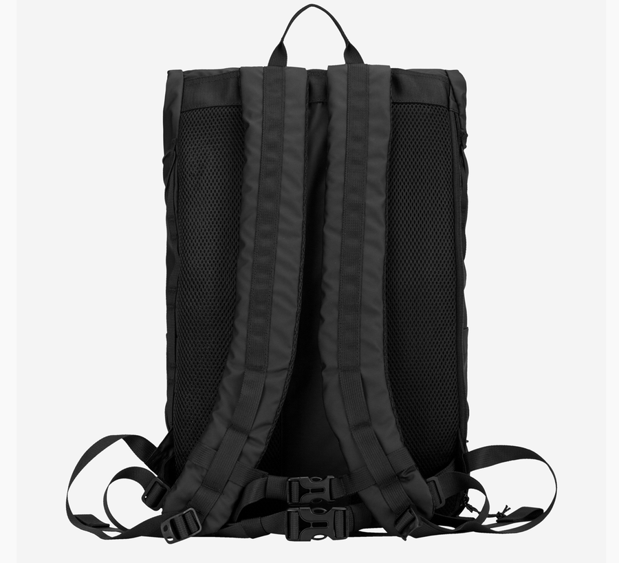 Elliker, elliker found bath, elliker found bath uk stockist, Black Dayle Roll Top Backpack 21/25L