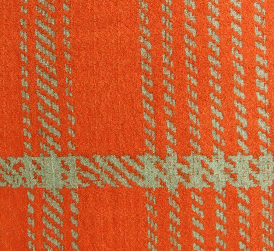 100% wool scarf, Epice, wool Scarf, epice paris, copenhagen, denmark, france, wool, found bath, found bath uk stockist, woven scarf, Flame Giant Houndstooth Scarf