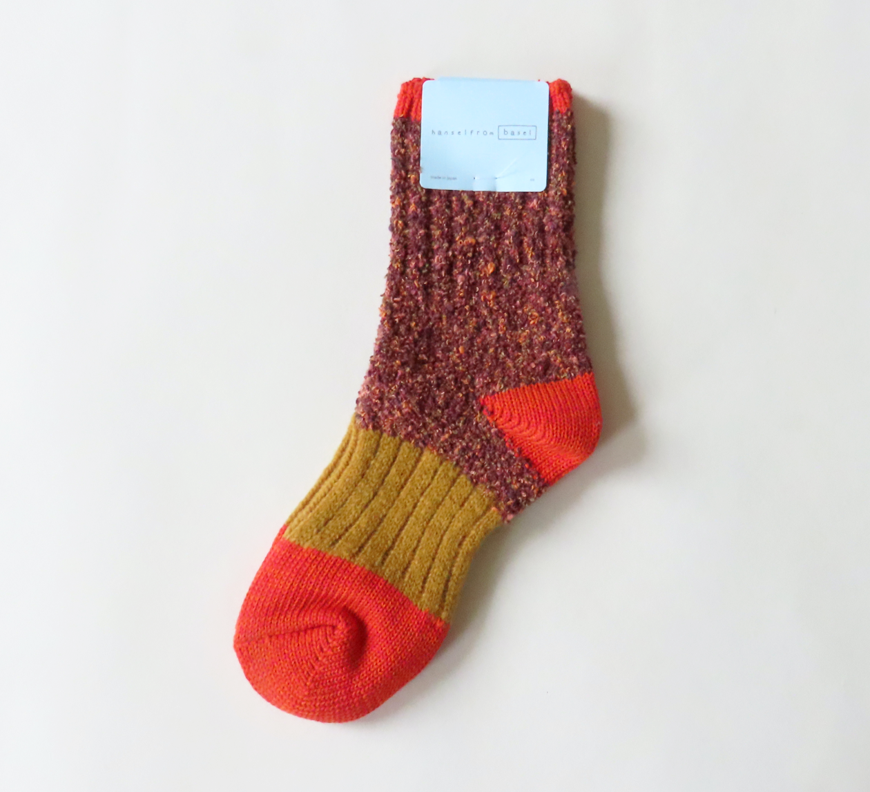 Hansel from Basel / Cinnamon Speckle Crew Socks – Found Store Limited