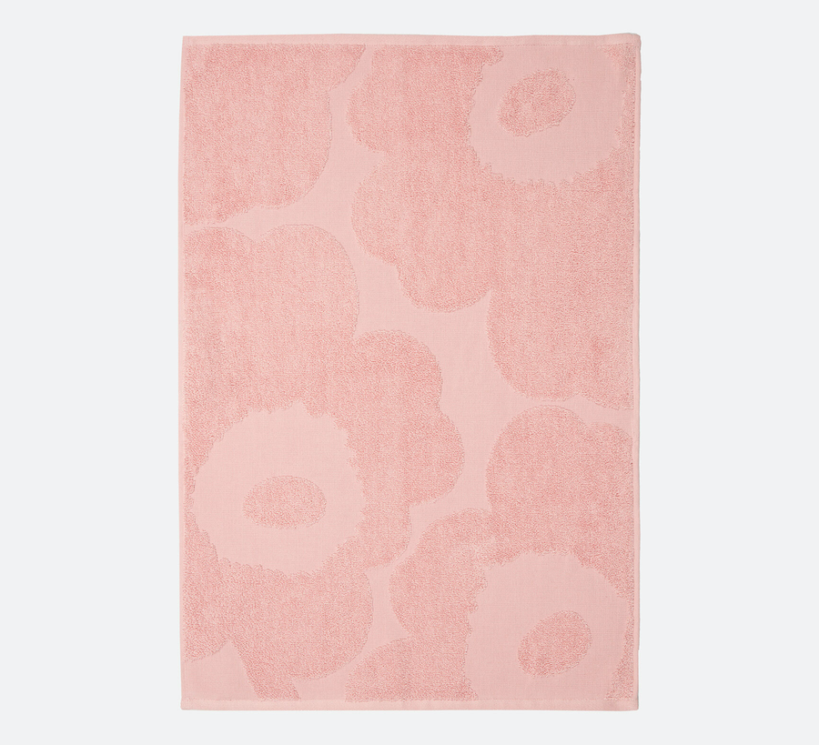 Marimekko / Pink Jacquard Unikko Hand Towel 50 x 70cm