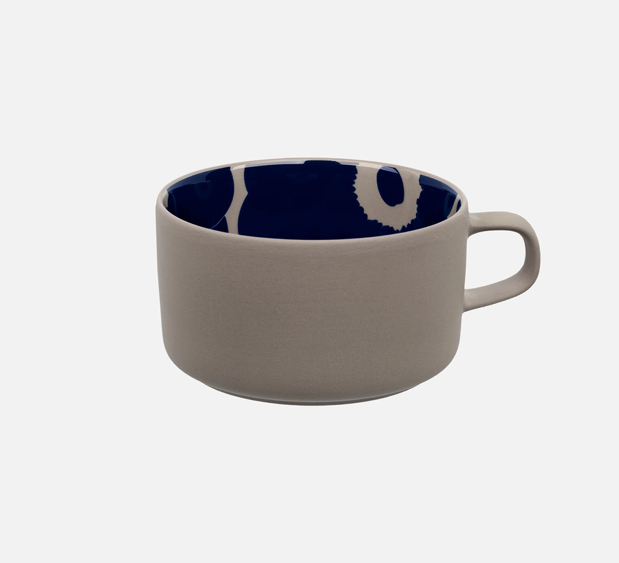 Marimekko / Unikko Terra & Navy Oiva Tea Cup