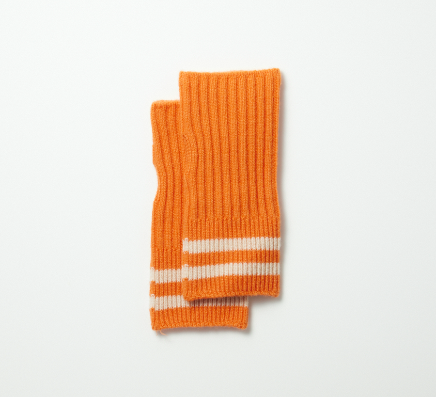 Rototo / Orange Stripe Seamless Hand Warmer