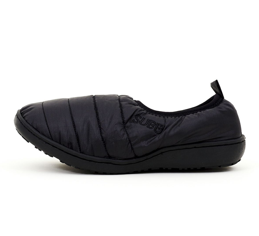 Subu Dots Slipper, black and white polka dot, slippers outdoor shoes slippers, subu japan, packable black slipper