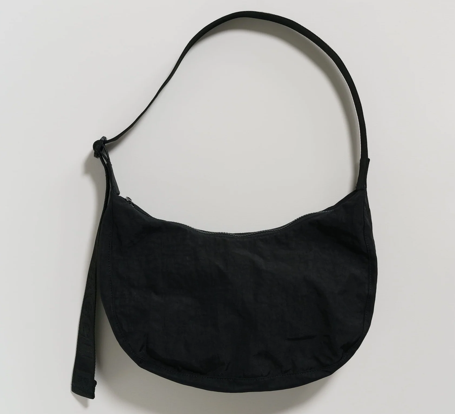 baggu, baggu uk stockist, found bath, found bath uk stockist, bag, reusable bag, medium crescent bag black