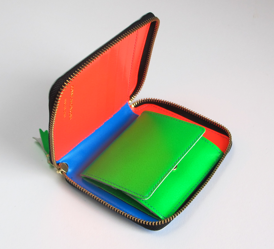 Comme des deals garcons wallet neon