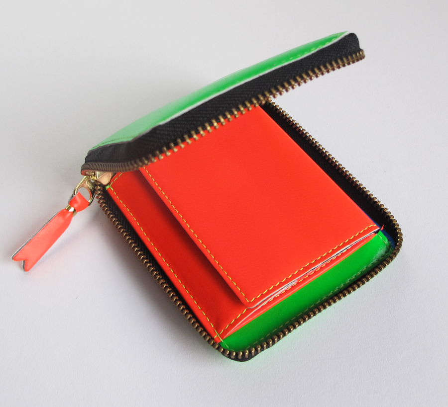 Comme des Garcons Wallet Super Fluro Green SA7100