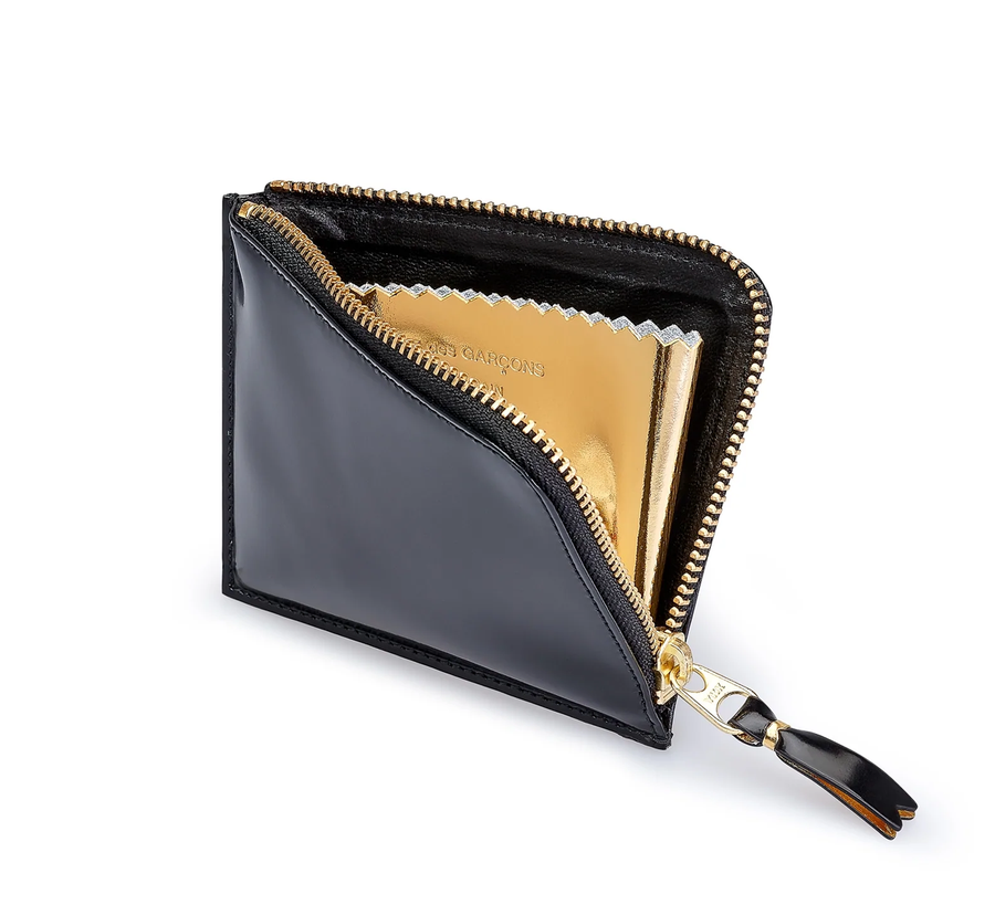 Black and best sale gold wallet