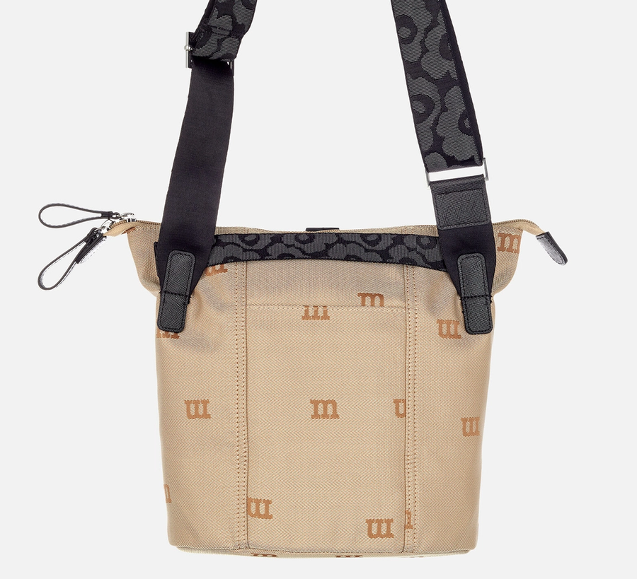 Marimekko / Brown Carry All M-Logo Bag