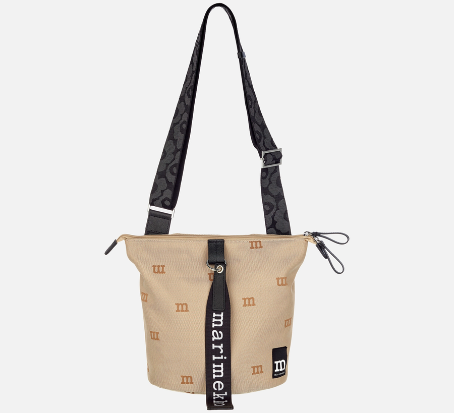 Marimekko / Brown Carry All M-Logo Bag