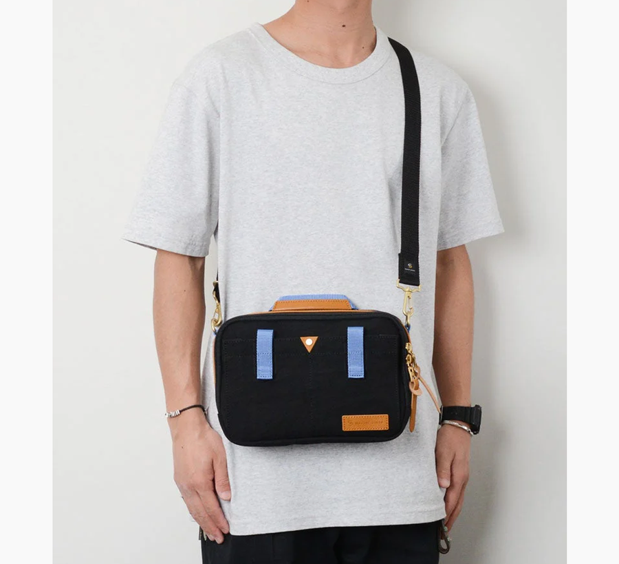 Master-piece / Black Link Shoulder Bag