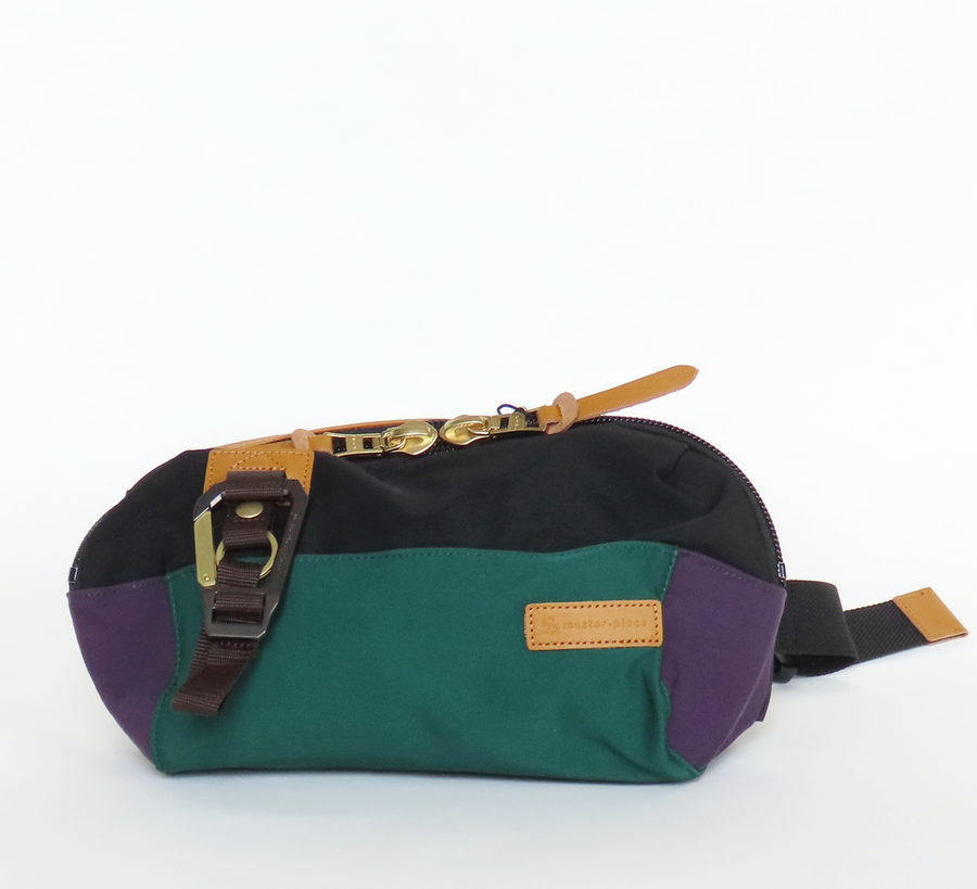 Master-piece / Green, Black, Purple Link Waist Bag