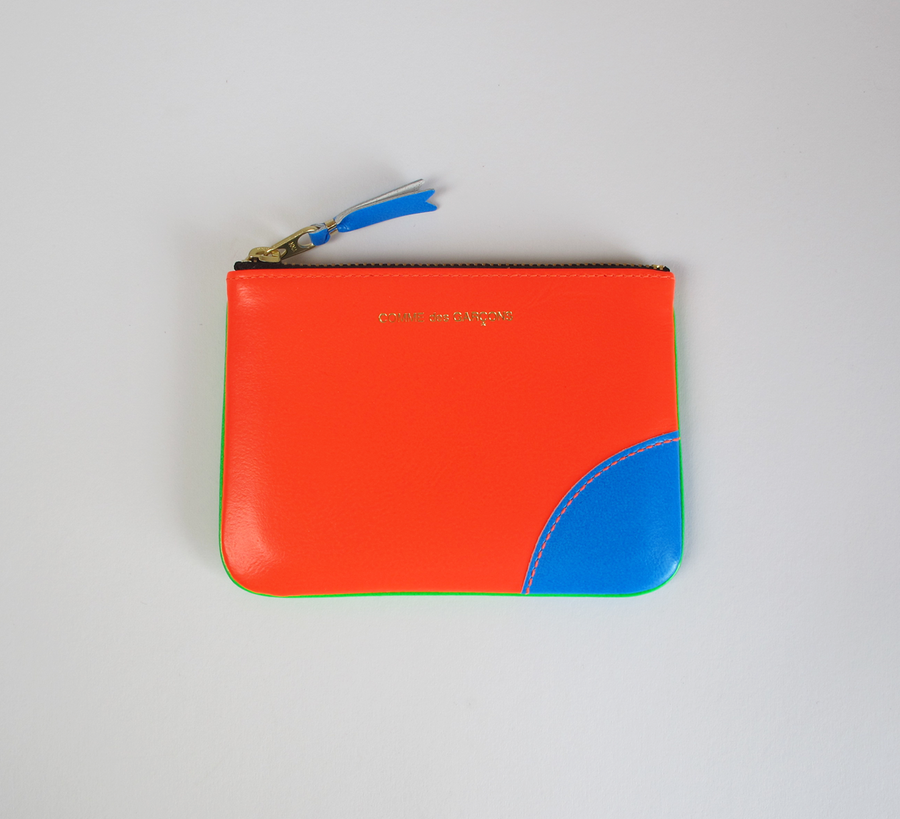 Comme des Garcons / Wallet Fluo Green & Orange SA8100 – Found Comme des Garcons / Wallet Fluo Green & Orange SA8100 – Found