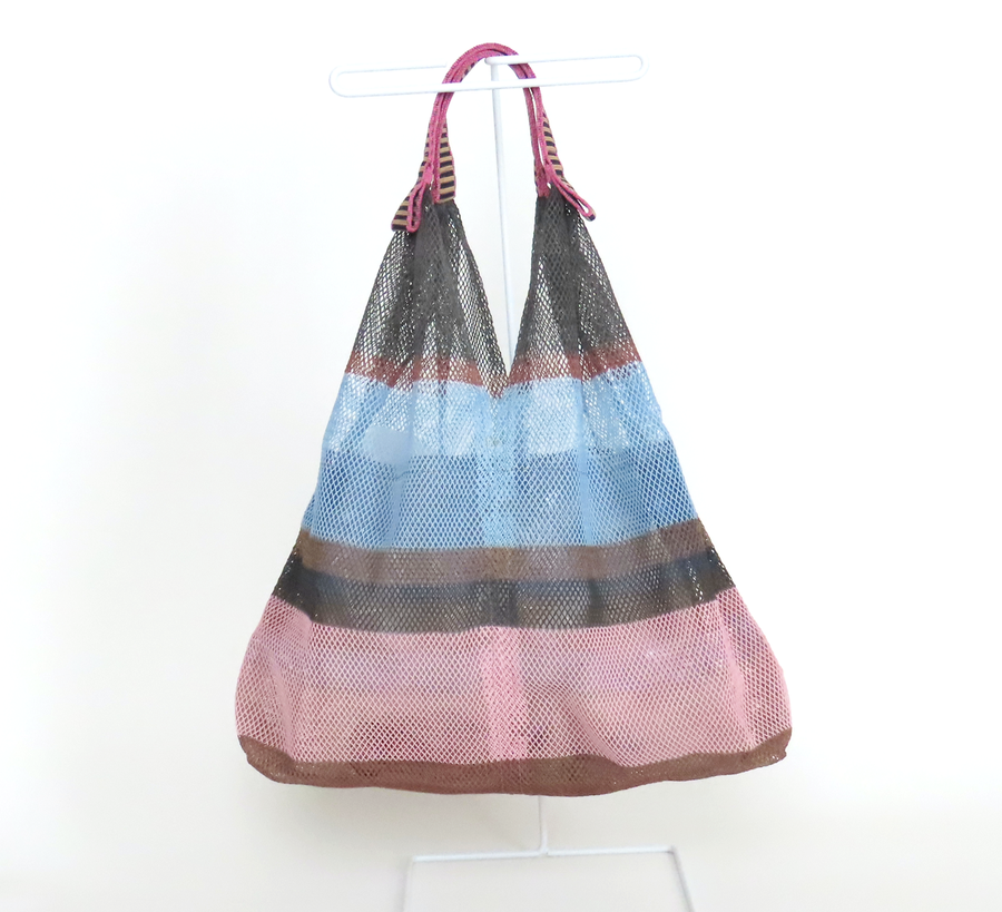 Epice / Dusk Stripe Udaipur Shape Mesh Bag