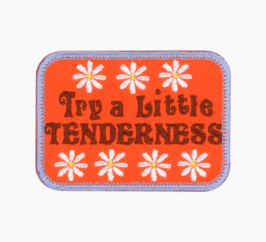Patch ya later, patches, found bath, found bath uk stockist, iron on patch, embroidery, try a little tenderness
