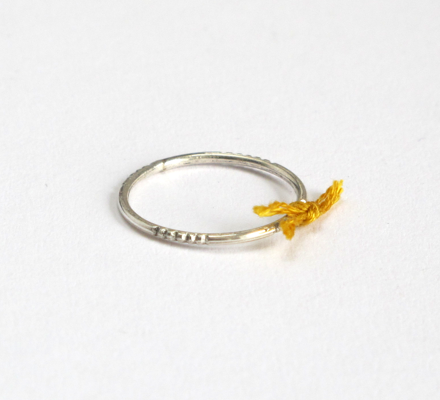Ombre Claire / Silver Day Ring Mustard